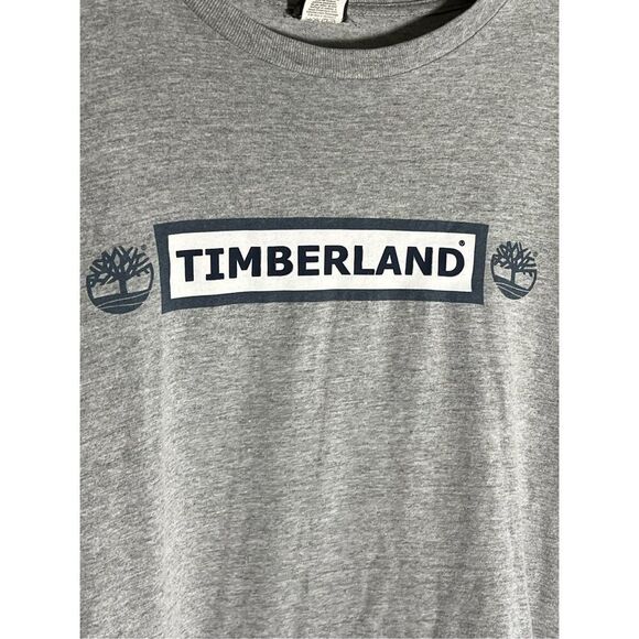 Vintage Y2K Timberland Double Sided Logo Tee - Picture 2 of 5
